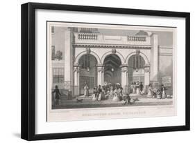 London, Burlington Arcade-Thomas H Shepherd-Framed Art Print