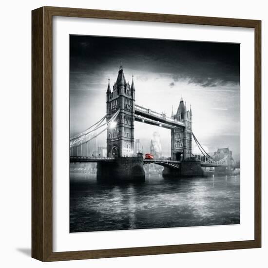 London Bus I-Jurek Nems-Framed Photographic Print