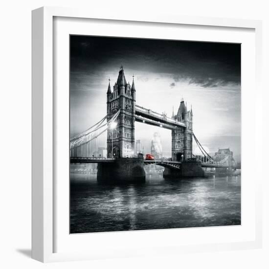 London Bus I-Jurek Nems-Framed Photographic Print