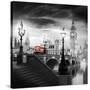 London Bus III-Jurek Nems-Stretched Canvas