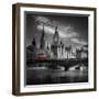 London Bus IV-Jurek Nems-Framed Art Print