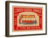 London Bus K-Type-Mark Rogan-Framed Art Print