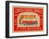 London Bus K-Type-Mark Rogan-Framed Art Print