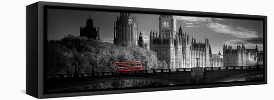 London Bus V-Jurek Nems-Framed Stretched Canvas