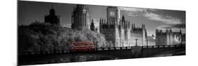 London Bus V-Jurek Nems-Mounted Art Print