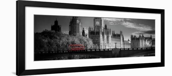 London Bus V-Jurek Nems-Framed Premium Giclee Print