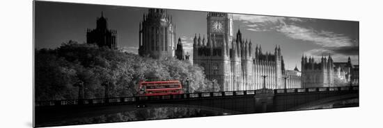 London Bus V-Jurek Nems-Mounted Premium Giclee Print