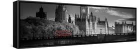 London Bus V-Jurek Nems-Framed Stretched Canvas