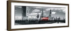 London Bus VI-Jurek Nems-Framed Giclee Print