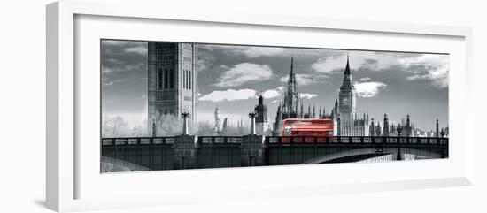 London Bus VI-Jurek Nems-Framed Giclee Print