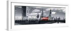 London Bus VI-Jurek Nems-Framed Giclee Print