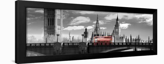 London Bus VI-Jurek Nems-Framed Art Print