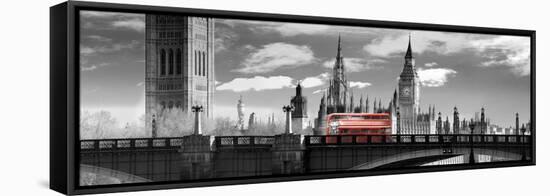 London Bus VI-Jurek Nems-Framed Stretched Canvas