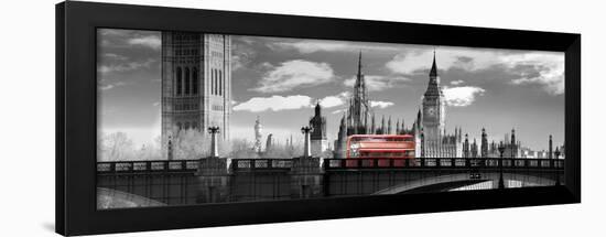 London Bus VI-Jurek Nems-Framed Art Print