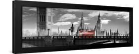 London Bus VI-Jurek Nems-Framed Art Print