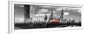 London Bus VI-Jurek Nems-Framed Premium Giclee Print