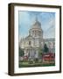 London Buses and St Paul's, Summer Afternoon, 2014-Peter Brown-Framed Giclee Print