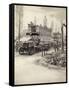 London Buses Used to Take Troops to the Front During Wwi-Pat Nicolle-Framed Stretched Canvas