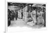 London - Buyers Sampling Wool at London Docks-null-Framed Photographic Print