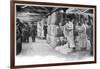 London - Buyers Sampling Wool at London Docks-null-Framed Photographic Print