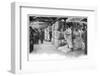 London - Buyers Sampling Wool at London Docks-null-Framed Photographic Print