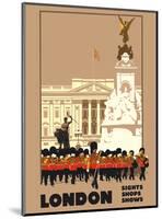 London - by London & North Eastern Railway (LNER) - Guards, Buckingham Palace-Fred Taylor-Mounted Art Print