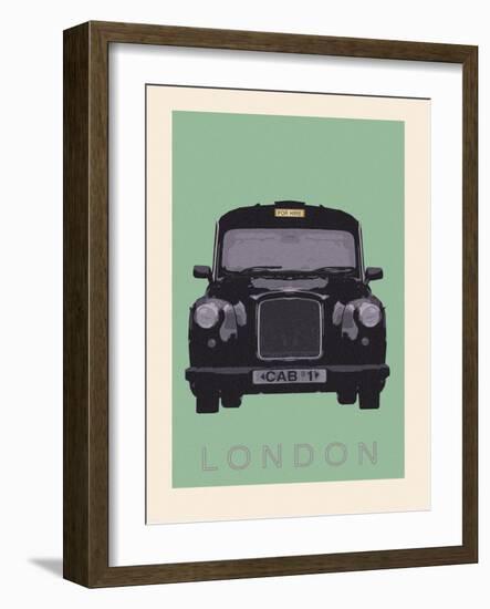 London - Cab I-Ben James-Framed Art Print