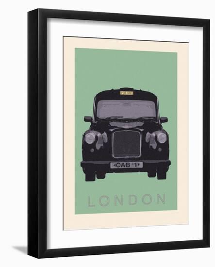 London - Cab I-Ben James-Framed Art Print