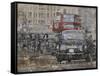 London Calling II-Alexys Henry-Framed Stretched Canvas