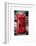 London Calling - Phone Booths - UK Red Phone - London - UK - England - United Kingdom - Europe-Philippe Hugonnard-Framed Art Print