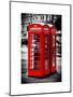 London Calling - Phone Booths - UK Red Phone - London - UK - England - United Kingdom - Europe-Philippe Hugonnard-Mounted Art Print