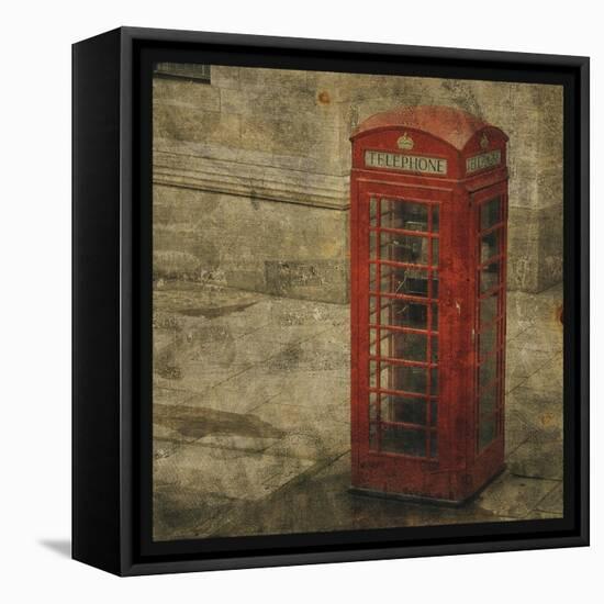 London Calling-John W Golden-Framed Stretched Canvas