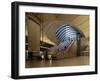 London Canary Wharf Tube Station as Part of the Jubilee Line Extension Was Designed by Norman Foste-David Bank-Framed Photographic Print