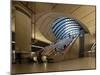 London Canary Wharf Tube Station as Part of the Jubilee Line Extension Was Designed by Norman Foste-David Bank-Mounted Photographic Print