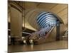 London Canary Wharf Tube Station as Part of the Jubilee Line Extension Was Designed by Norman Foste-David Bank-Mounted Photographic Print