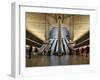 London Canary Wharf Tube Station as Part of the Jubilee Line Extension Was Designed by Norman Foste-David Bank-Framed Photographic Print