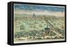 'London, Capital City of the Kingdom of England', French, C.1700-null-Framed Stretched Canvas