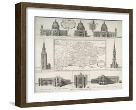 London Churches-null-Framed Giclee Print