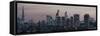 London City Panorama-Charles Bowman-Framed Stretched Canvas