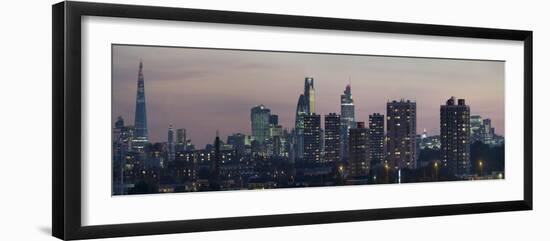 London City Panorama-Charles Bowman-Framed Photographic Print