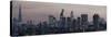 London City Panorama-Charles Bowman-Stretched Canvas