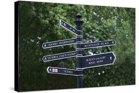 London City Street Signs-null-Stretched Canvas