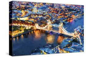 London Cityscape III - In the Style of Oil Painting-Philippe Hugonnard-Stretched Canvas