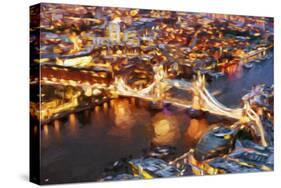 London Cityscape IV - In the Style of Oil Painting-Philippe Hugonnard-Stretched Canvas