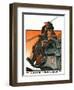 "London Coach", December 5,1925-Norman Rockwell-Framed Giclee Print