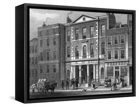 London Coal Exchange-Thomas H Shepherd-Framed Stretched Canvas