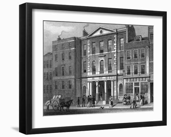 London Coal Exchange-Thomas H Shepherd-Framed Art Print