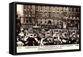 London, Coronation, King George VI, Queen Elizabeth-null-Framed Stretched Canvas