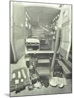 London County Council Ambulance Interior and Equipment, 1925-null-Mounted Photographic Print