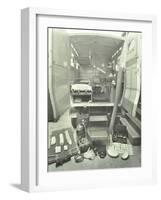 London County Council Ambulance Interior and Equipment, 1925-null-Framed Photographic Print